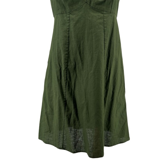 NWT Patagonia Hemp and Organic Cotton Summertime Dress Urbanist Green Size 8 - Picture 3 of 13